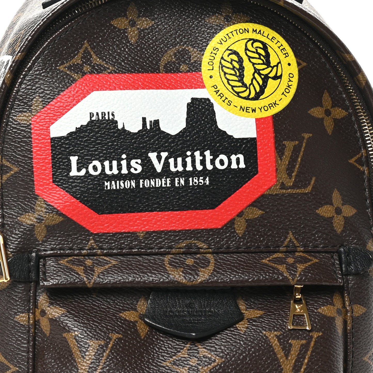 Monogram World Tour Palm Springs Backpack Mini