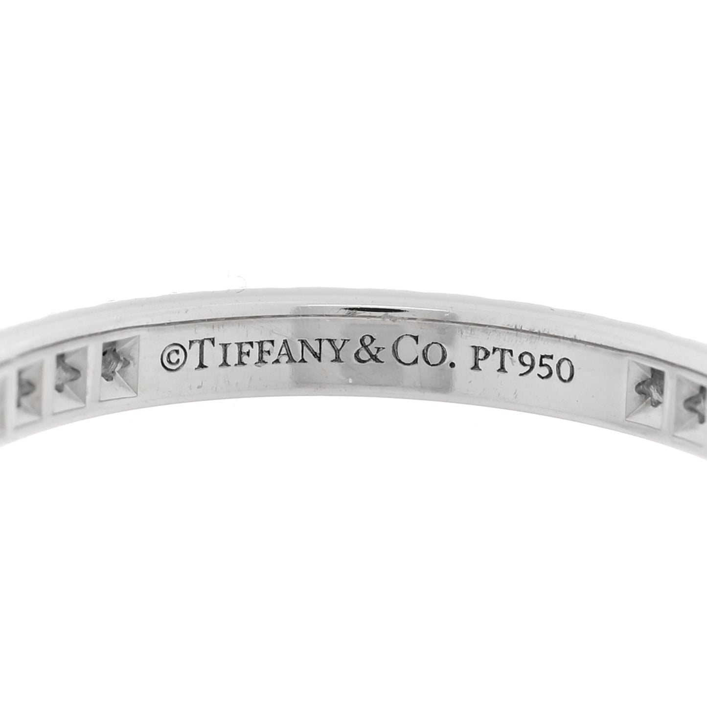 Platinum Diamond Soleste Full Eternity Band Ring 50 5.25