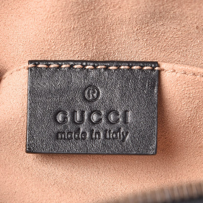 Gucci Calfskin Matelasse GG Marmont Belt Bag 95 38 Black 6 of 12