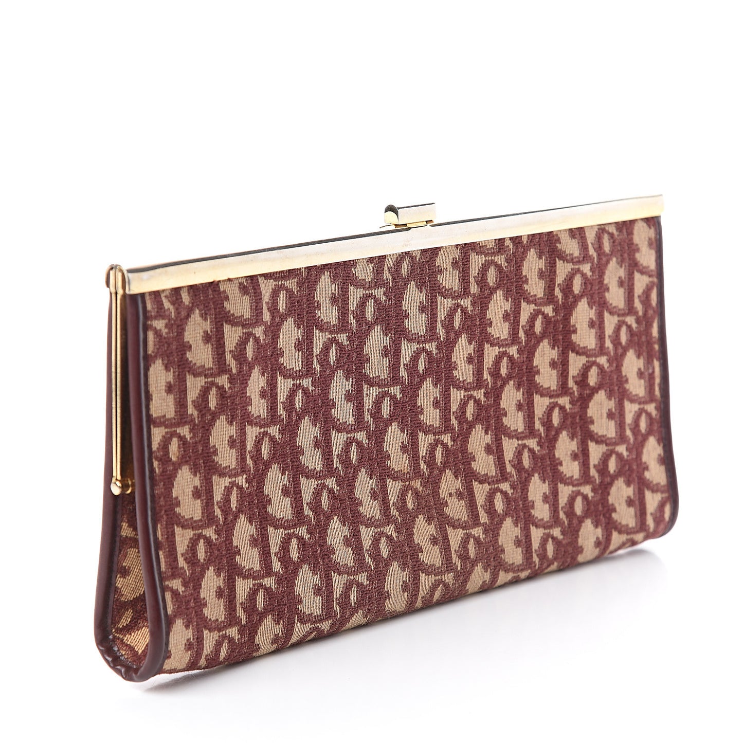 Monogram Clutch Burgundy