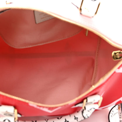 Louis Vuitton Monogram Giant Speedy Bandouliere 30 Rouge 5 of 10