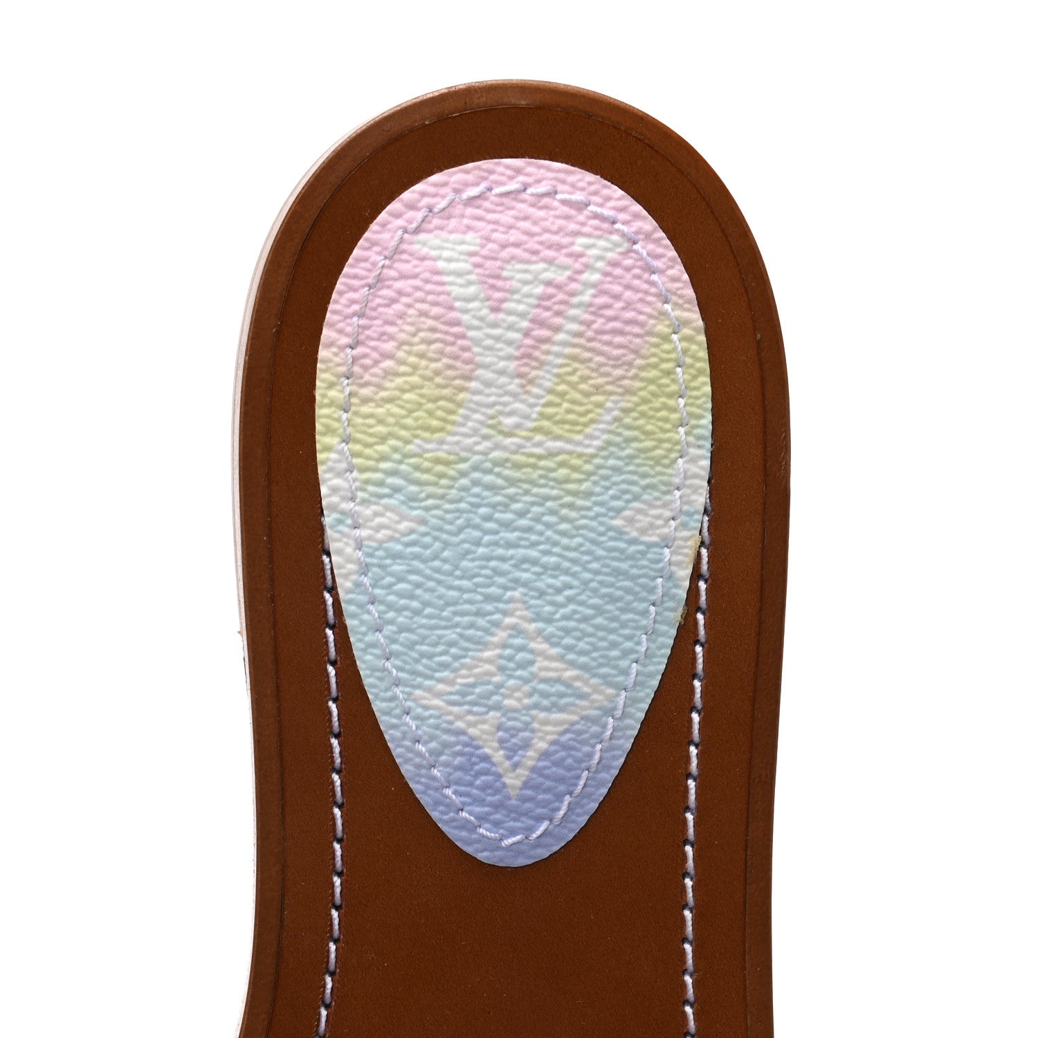 Louis Vuitton Monogram Escale Lock It Flat Mule 36 Pastel 7 of 9
