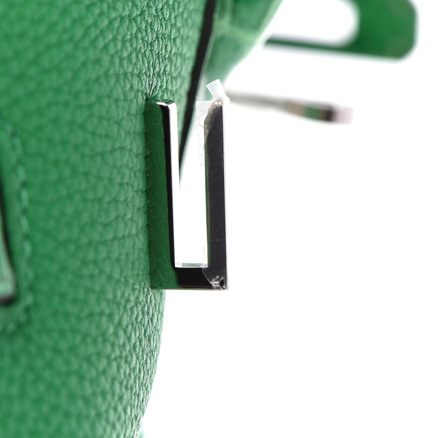 Togo Shiny Niloticus Crocodile Birkin Touch 30 Bamboo Cactus
