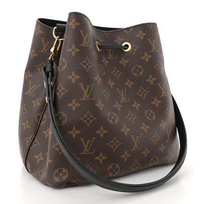 Louis Vuitton Monogram Neonoe MM Black 3 of 11