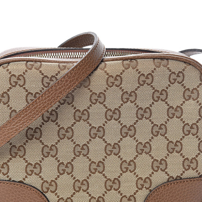 Gucci Monogram Mini Bree Messenger Bag Beige Tabacco 7 of 9