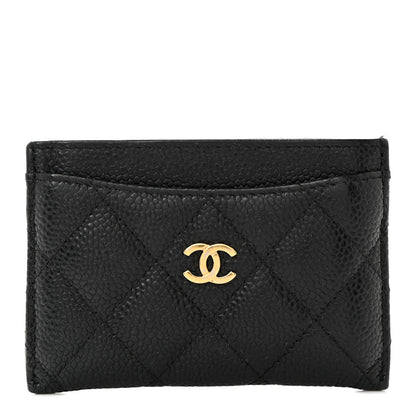 Chanel Caviar Quilted Card Holder Black 1 of 9