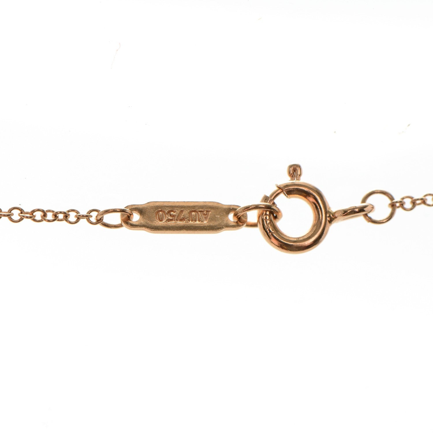 Tiffany 18K Rose Gold Infinity Endless Necklace 5 of 7