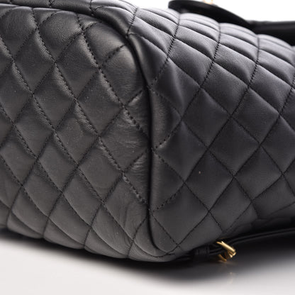 Chanel Calfskin Quilted Large Urban Spirit Backpack Black 9 of 9