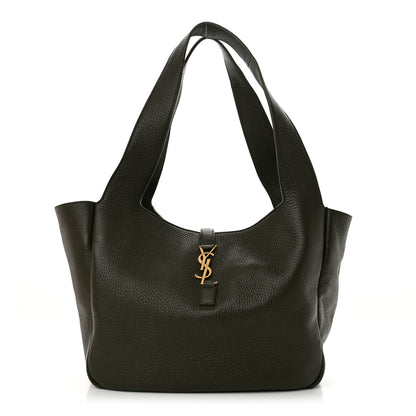 Saint Laurent Grained Deerskin Bea Tote Musk 1 of 11
