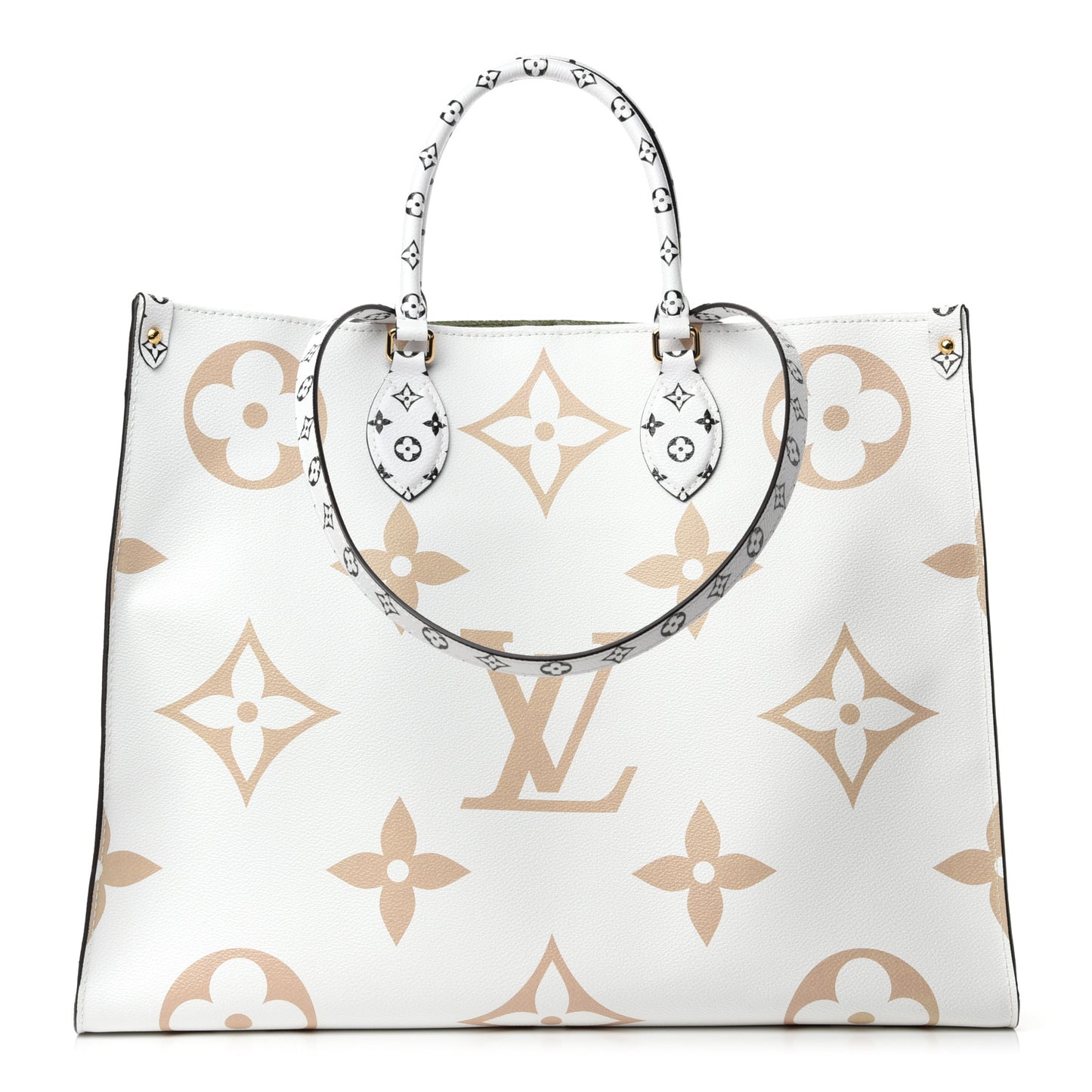 Monogram Giant Onthego GM Kaki Beige