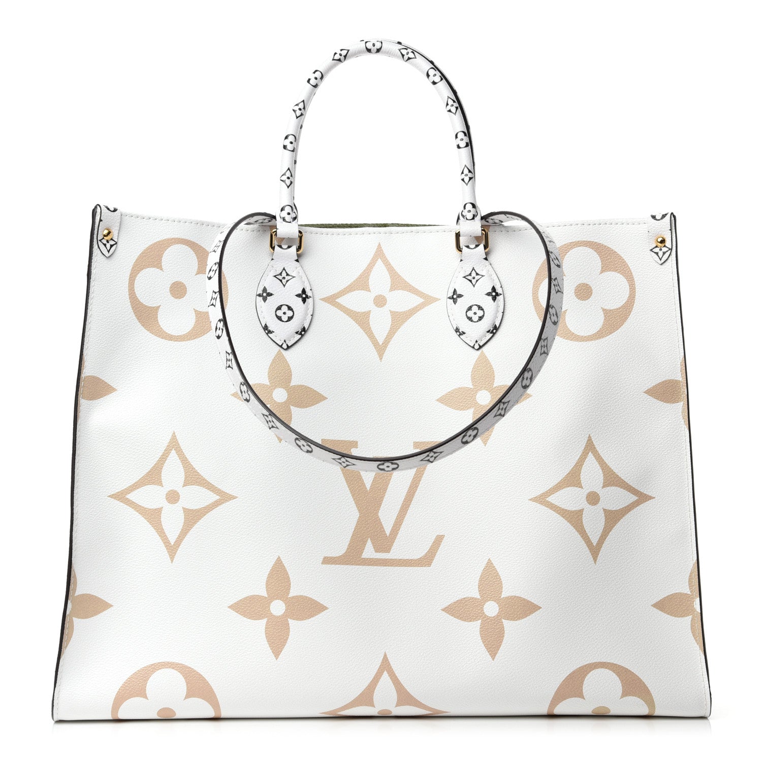 Louis Vuitton Monogram Giant Onthego GM Kaki Beige 1 of 10