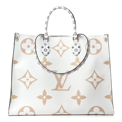 Louis Vuitton Monogram Giant Onthego GM Kaki Beige 1 of 10