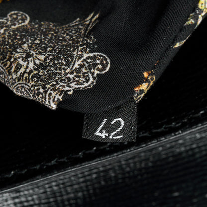 Dolce & Gabbana DOLCE GABBANA Grained Calfskin Heart Printed Welcome Satchel Black Multicolor 8 of 11