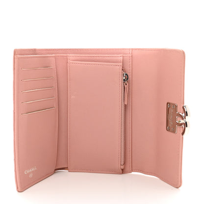 Chanel Lambskin Quilted CC Box Flap Wallet Light Pink 6 of 12