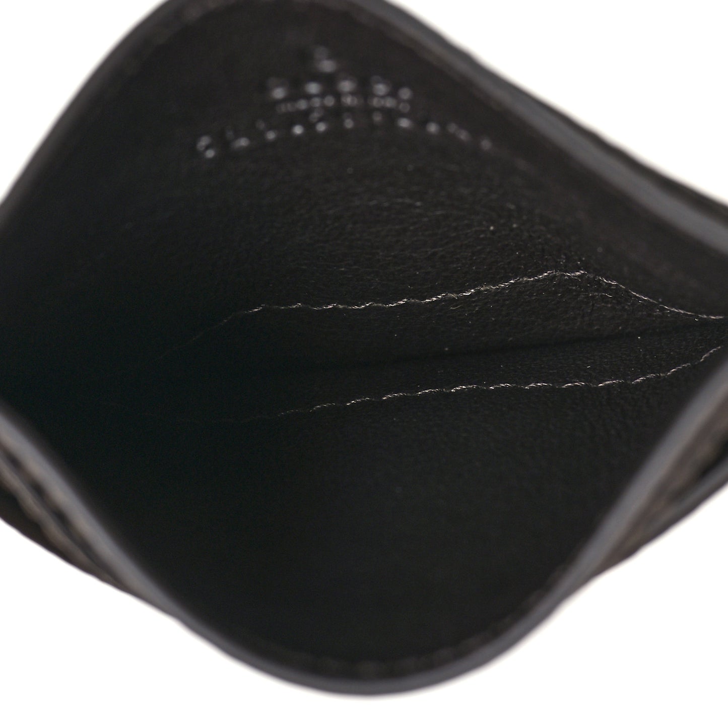 GG Supreme Monogram Ophidia Card Holder Brown