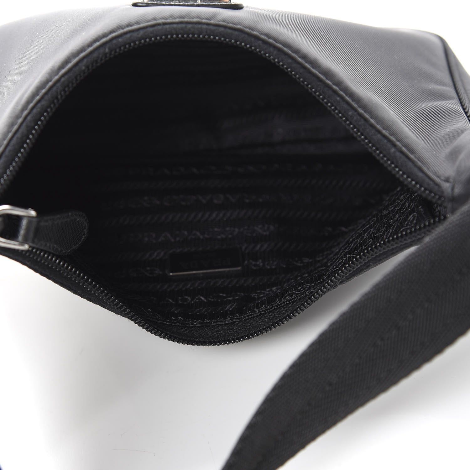 Prada Tessuto Nylon Mini Re-Edition 2000 Bag Black 5 of 9