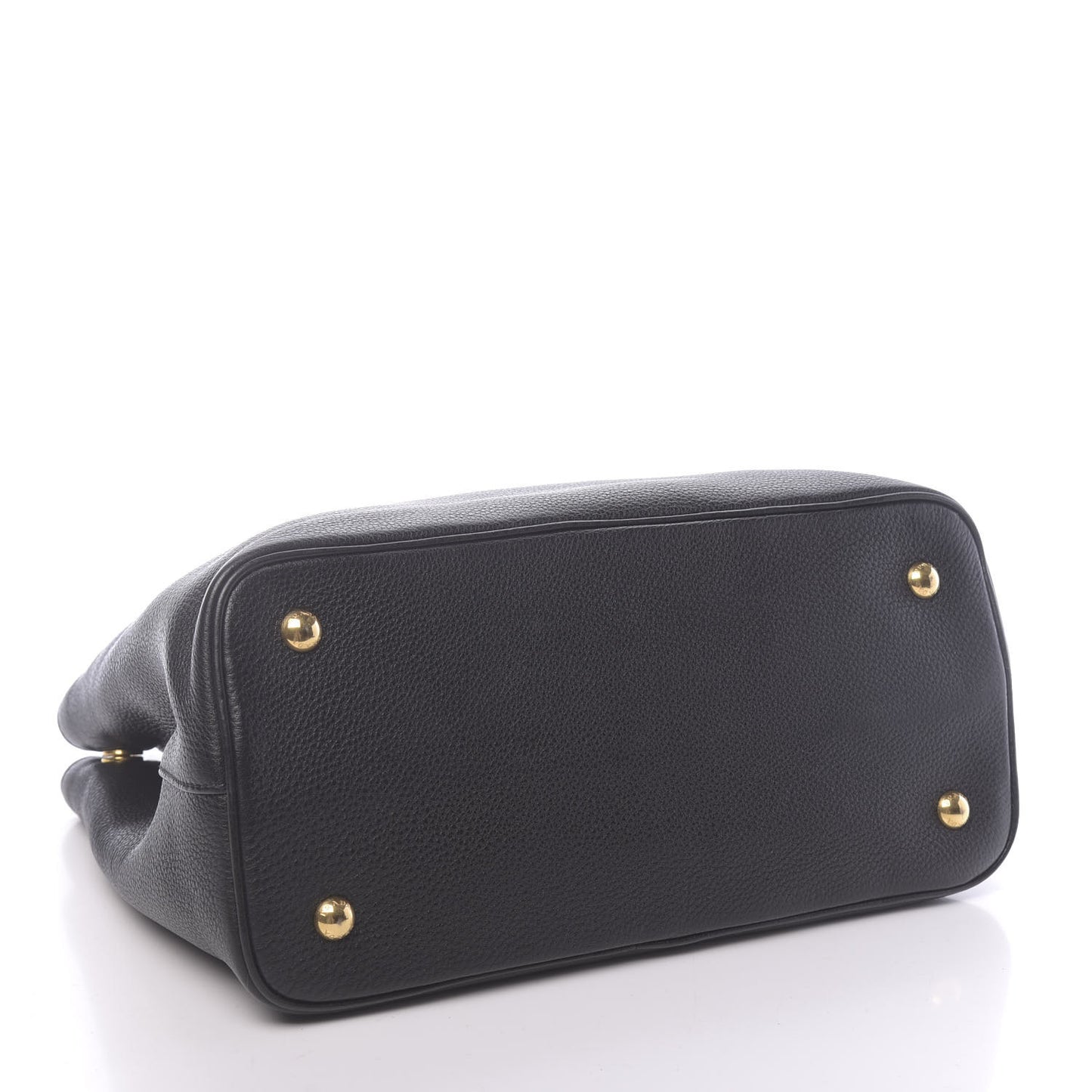 Vitello Daino Tote Black