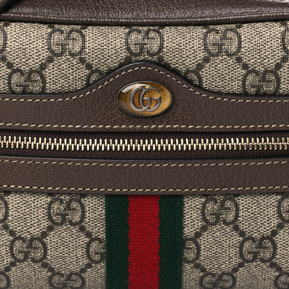 Gucci GG Supreme Monogram Web Mini Ophidia Shoulder Bag Brown 8 of 11