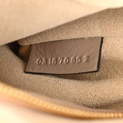 Chloe Calfskin Suede Medium Faye Shoulder Bag Motty Grey 7 of 10