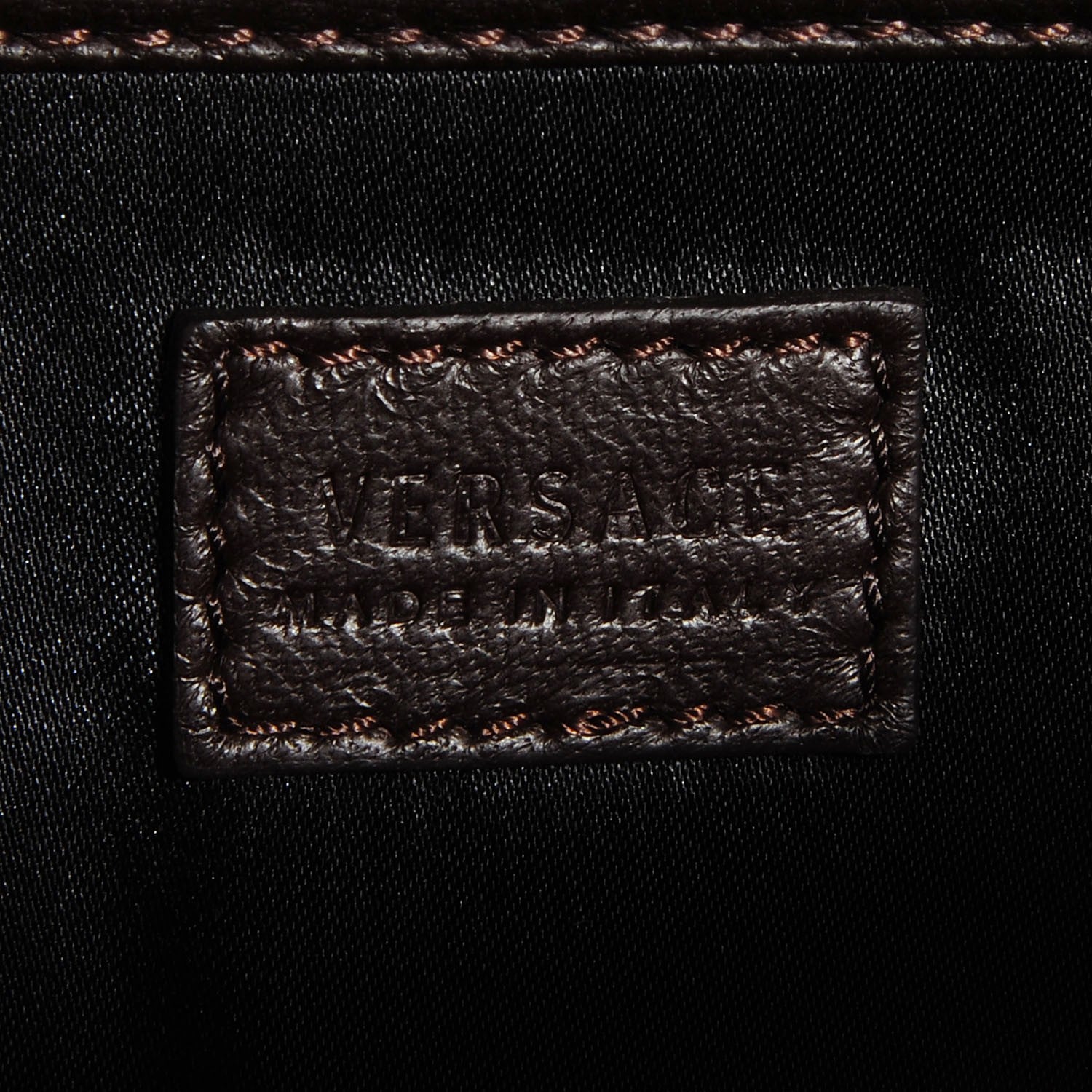 Versace Python Embossed Large Day Tote 6 of 7