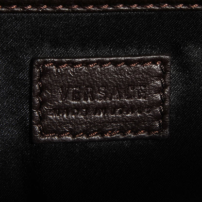 Versace Python Embossed Large Day Tote 6 of 7