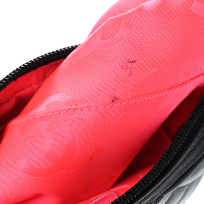 Chanel Calfskin Quilted Medium Cambon Messenger Black White 8 of 10