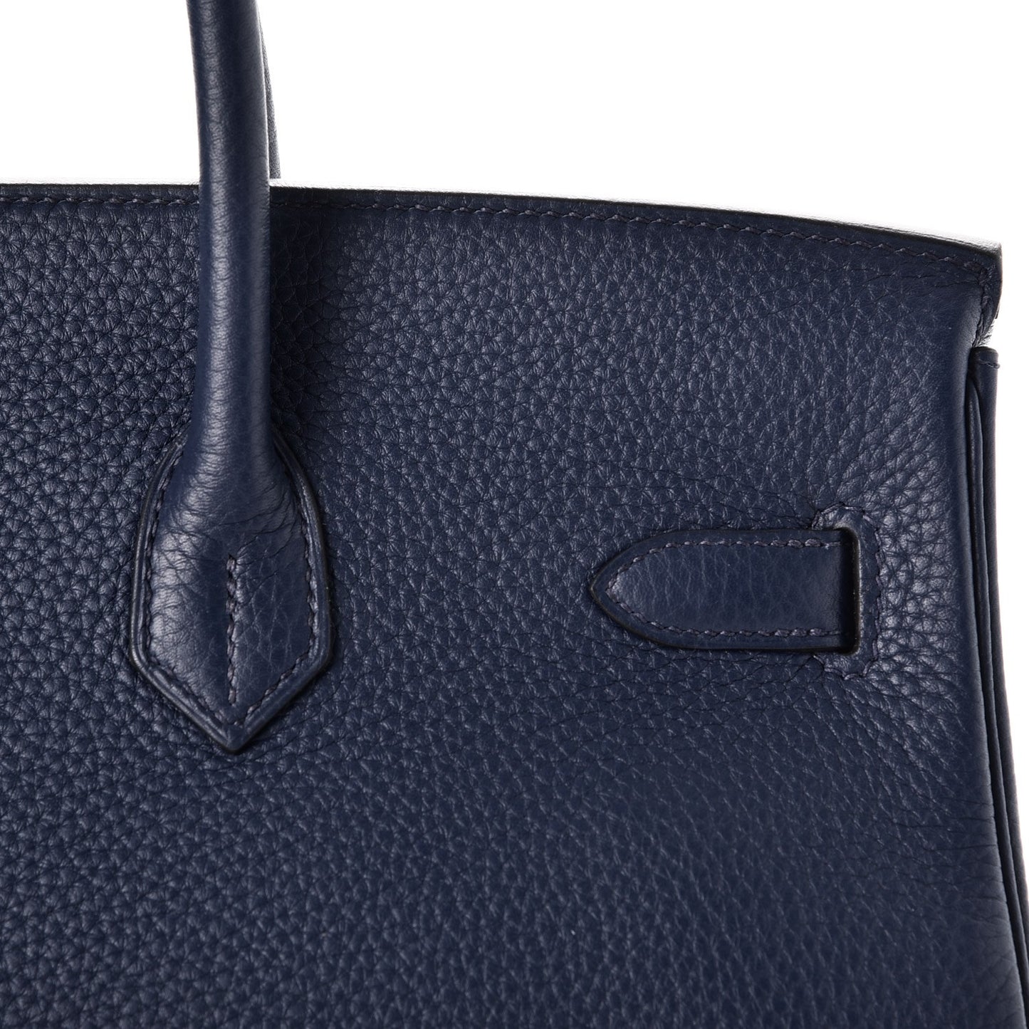 Taurillon Clemence Birkin 35 Bleu Saphir