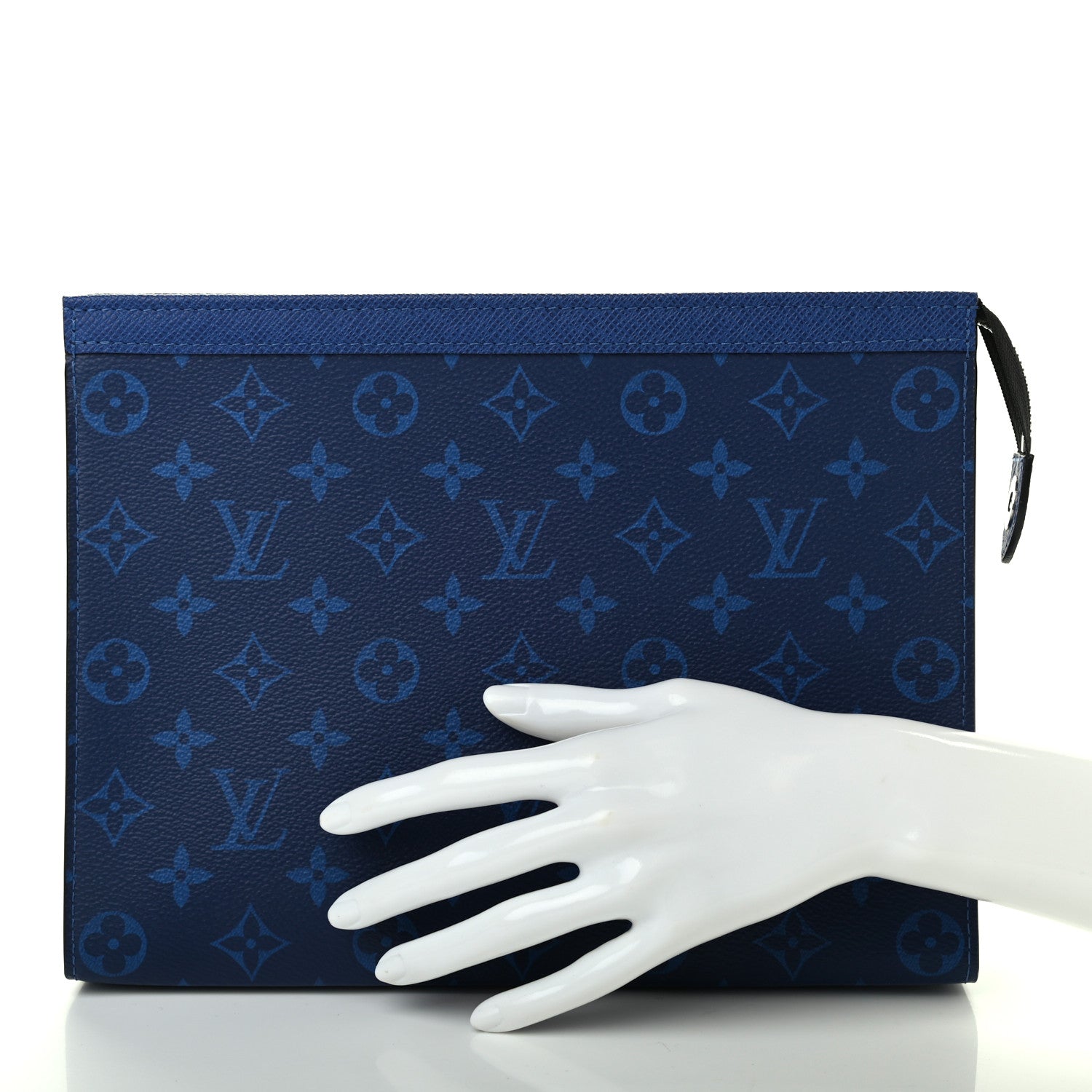Louis Vuitton Monogram Eclipse Pochette Voyage MM Pacific Blue 2 of 7