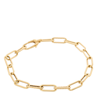 David Yurman 18K Yellow Gold 4mm Madison Classic Chain Bracelet 1 of 4