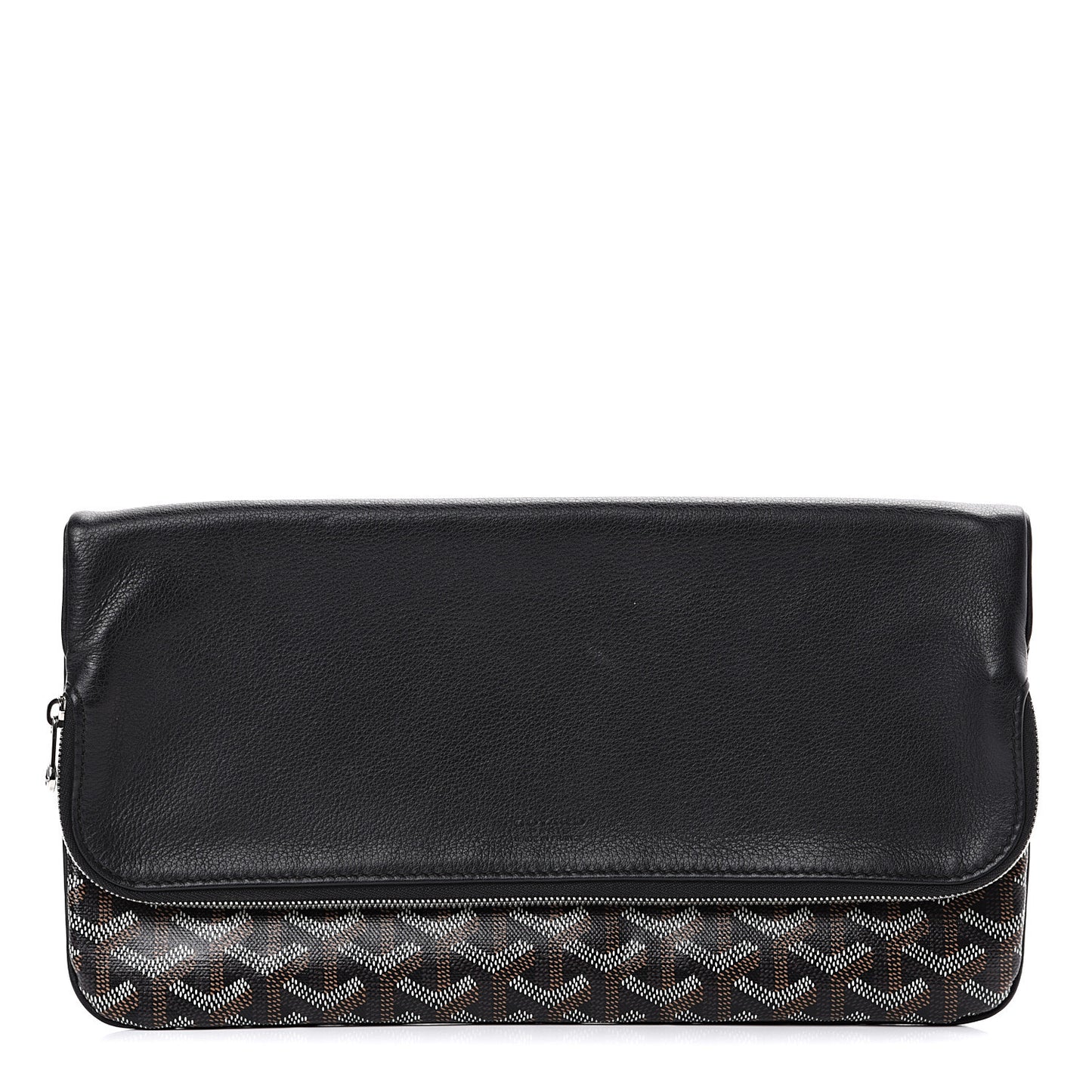 Goyardine Sainte Marie Soft Clutch Black