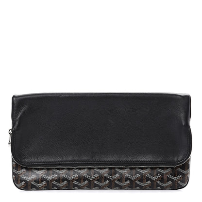 Goyard Goyardine Sainte Marie Soft Clutch Black 1 of 7