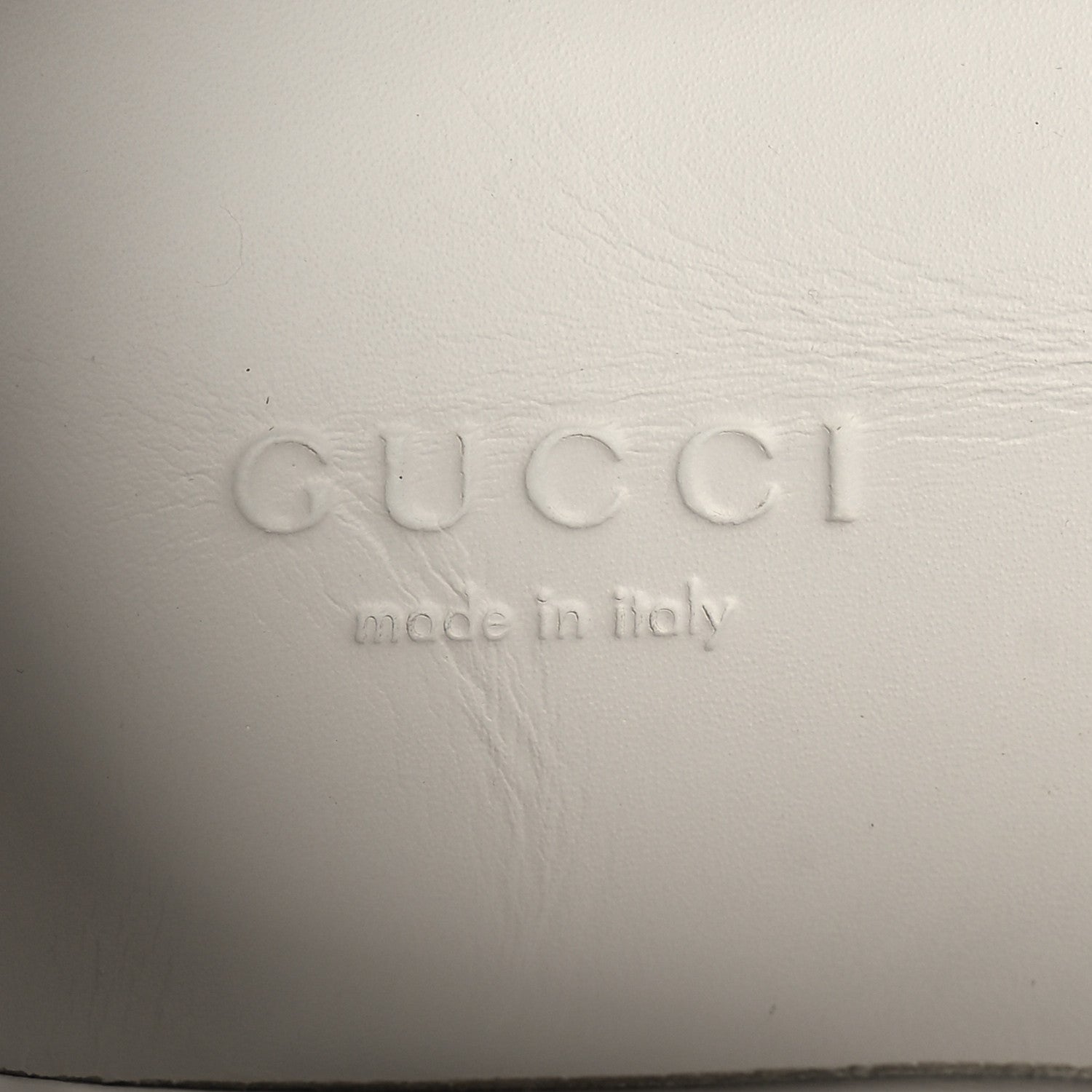 Gucci Calfskin GG Tennis Embossed Perforated Womens Platform 55mm Sneakers 36.5 Great White 7 of 7