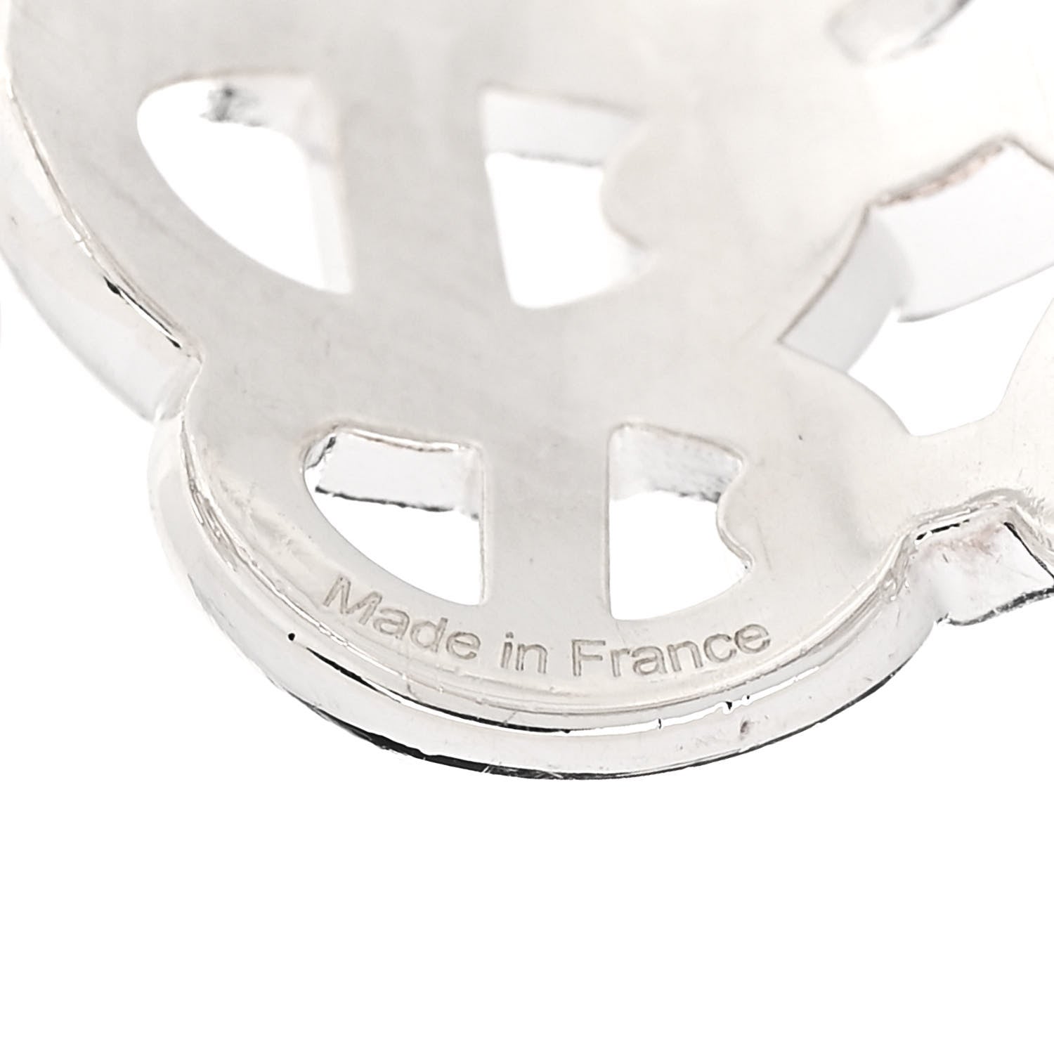 Hermes Sterling Silver GM Chaine d'Ancre Enchainee Band Ring 51 5.75 5 of 6