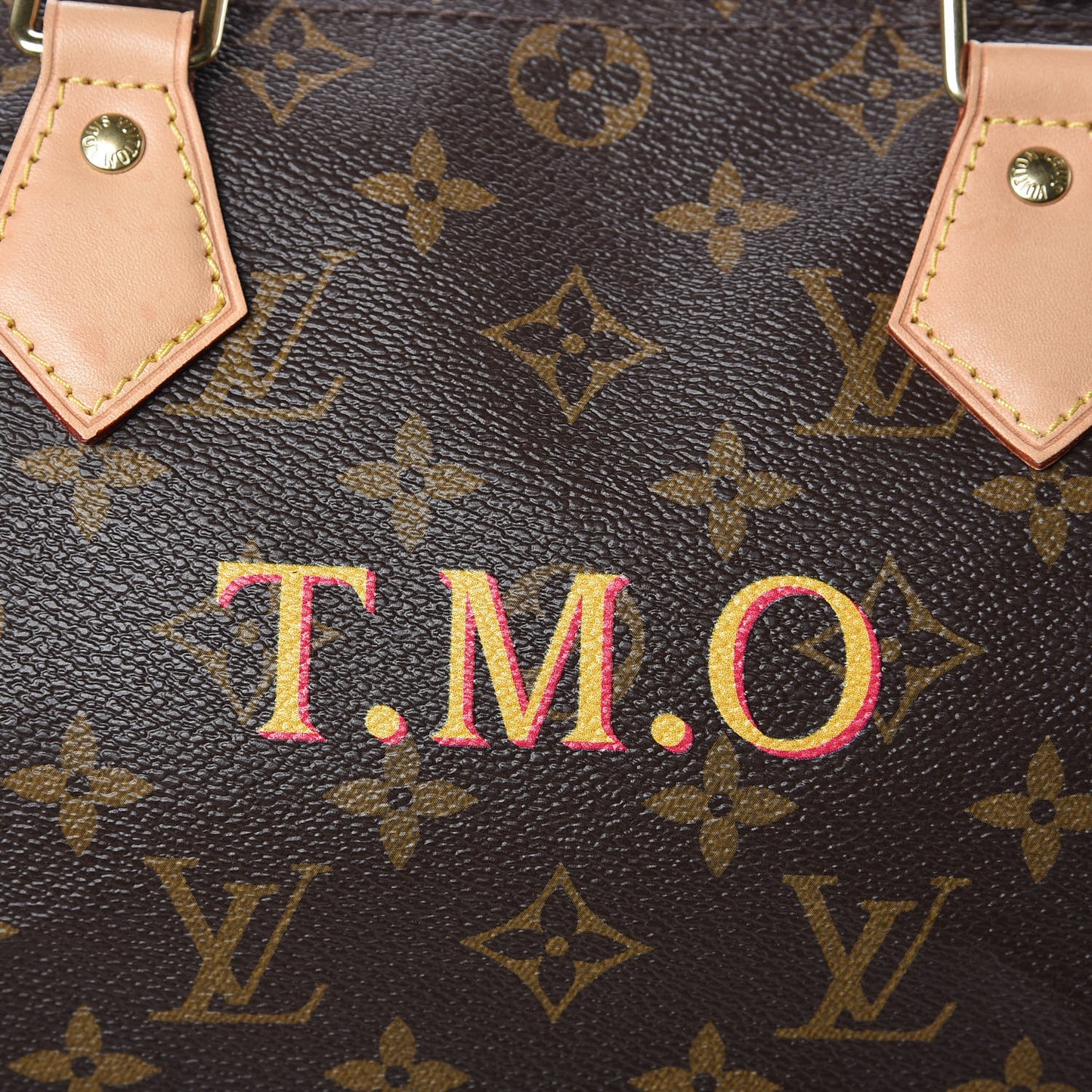 Monogram My LV Heritage Speedy 30 Fuchsia Yellow