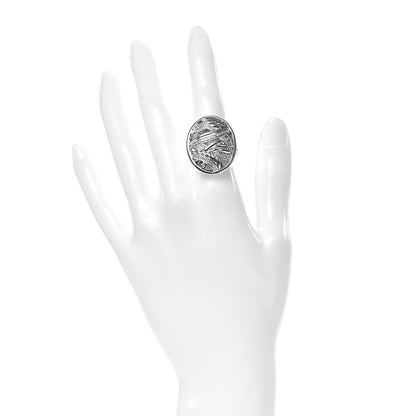 David Yurman Sterling Silver Diamond Papyrus Ring 55 7.25 2 of 5