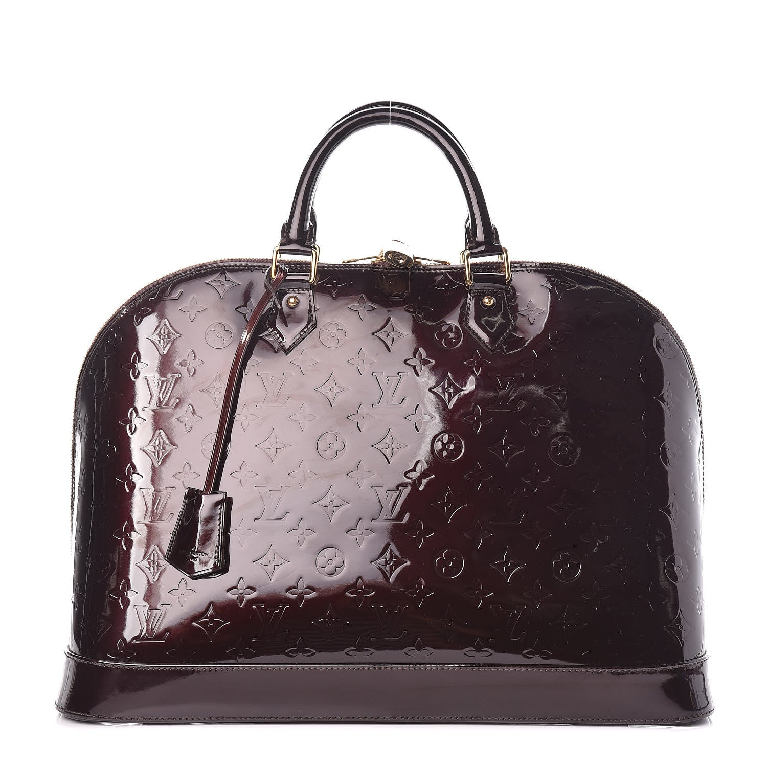 Louis Vuitton Vernis Alma GM Amarante 1 of 8
