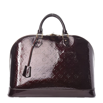 Louis Vuitton Vernis Alma GM Amarante 1 of 8