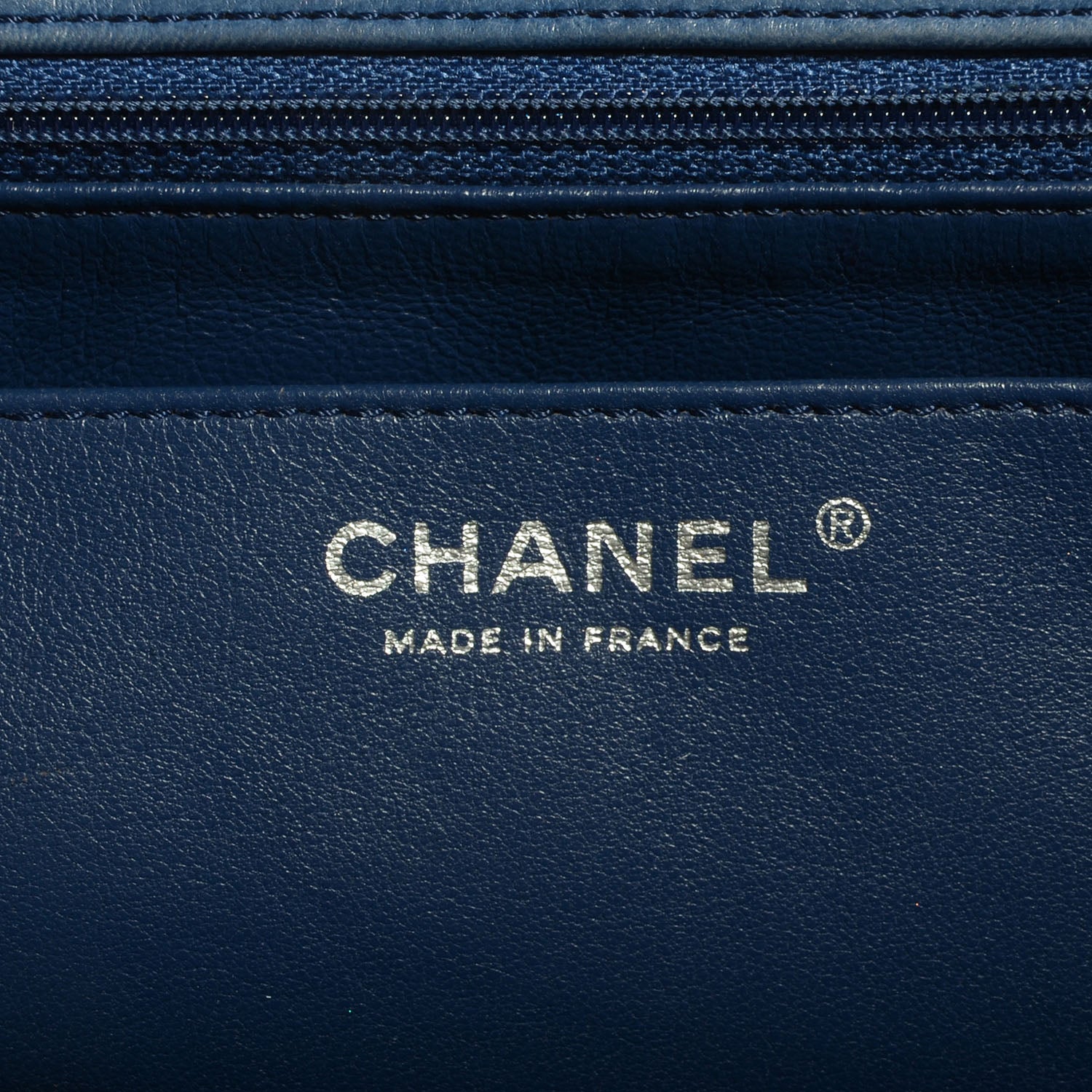 Chanel Lambskin Jumbo Single Flap Blue 6 of 8