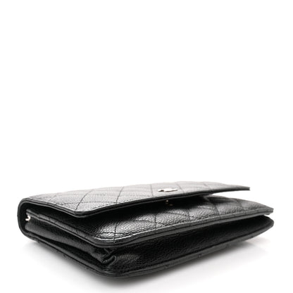 Chanel Caviar Quilted Wallet on Chain WOC Black 4 of 12