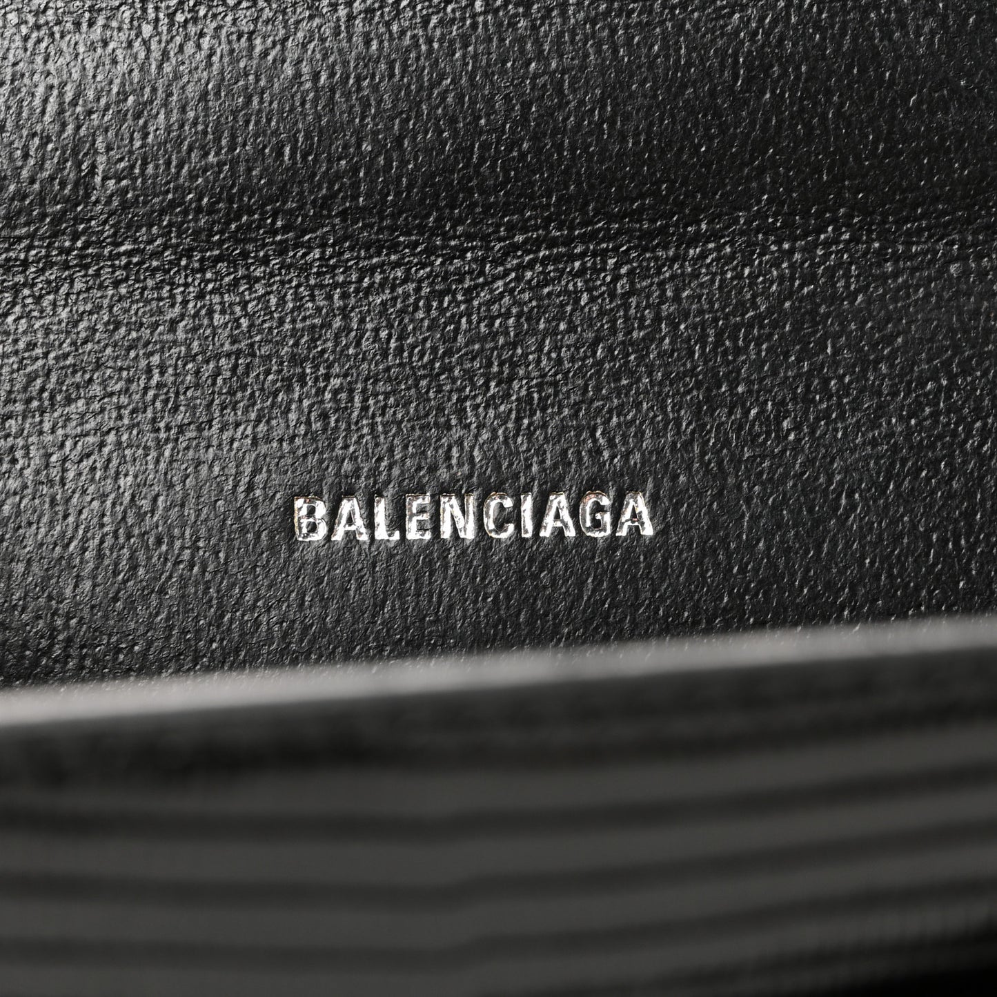 Patent Calfskin Lizard Embossed XS Sharp Top Handle Bag Black
