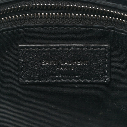 Saint Laurent Crinkled Calfskin Matelasse Monogram Medium Niki Shopper Tote  Black 6 of 11