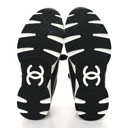 Chanel Calfskin CC Sneakers 36 Black 5 of 9