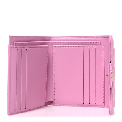 Chanel Caviar Quilted Compact Flap Wallet Light Pink Light Pink 5 of 8