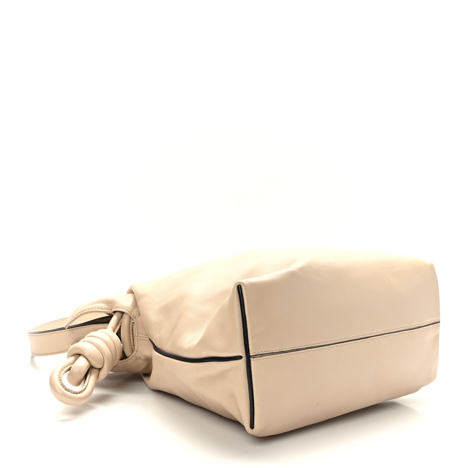 Loewe Calfskin Small Flamenco Knot Bag Ivory 4 of 8