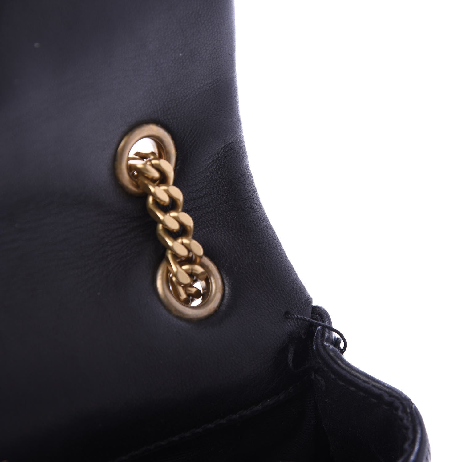 Saint Laurent Lambskin Patchwork Monogram Small Jamie Black 11 of 12