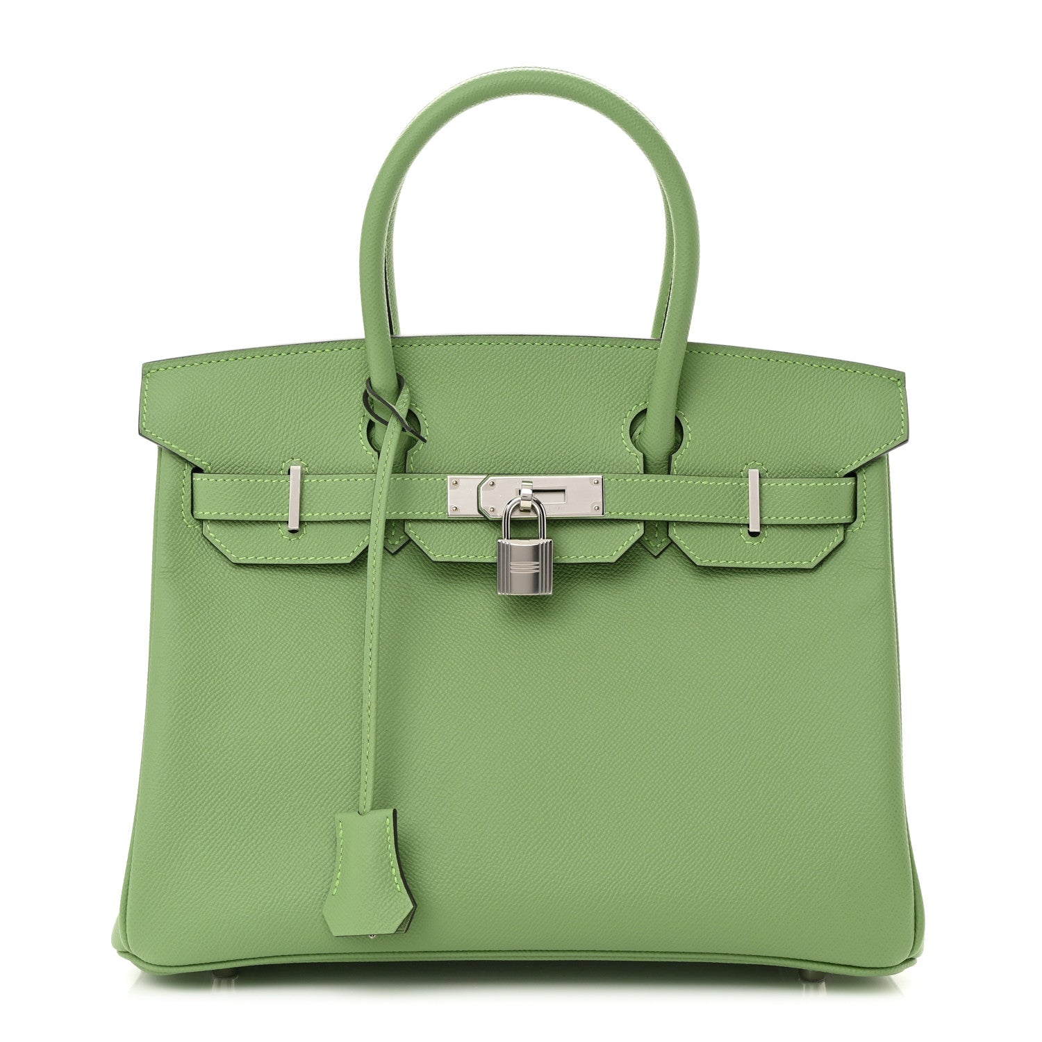 Hermes Epsom Birkin 30 Vert Criquet 1 of 14