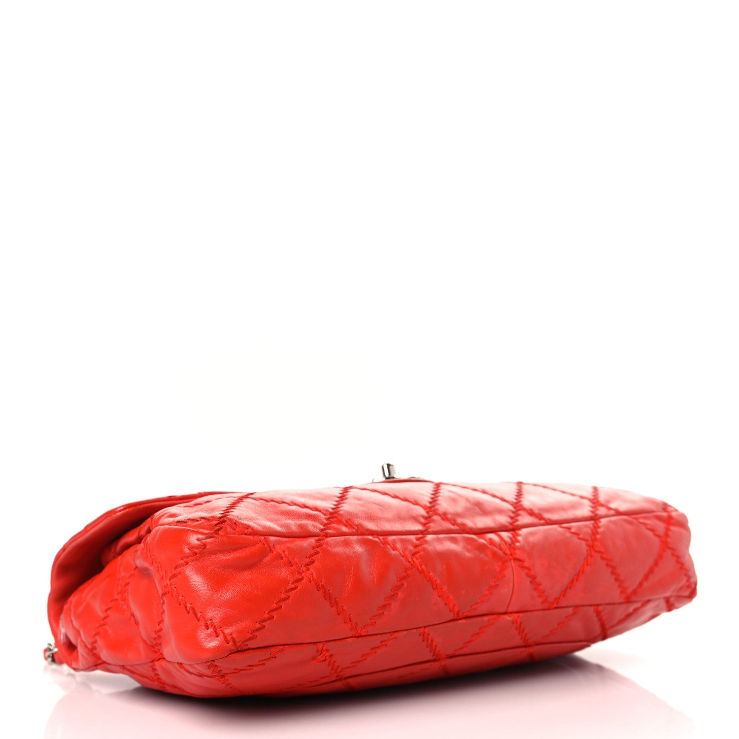 Chanel Calfskin Ultimate Stitch Large Flap Red 4 of 13
