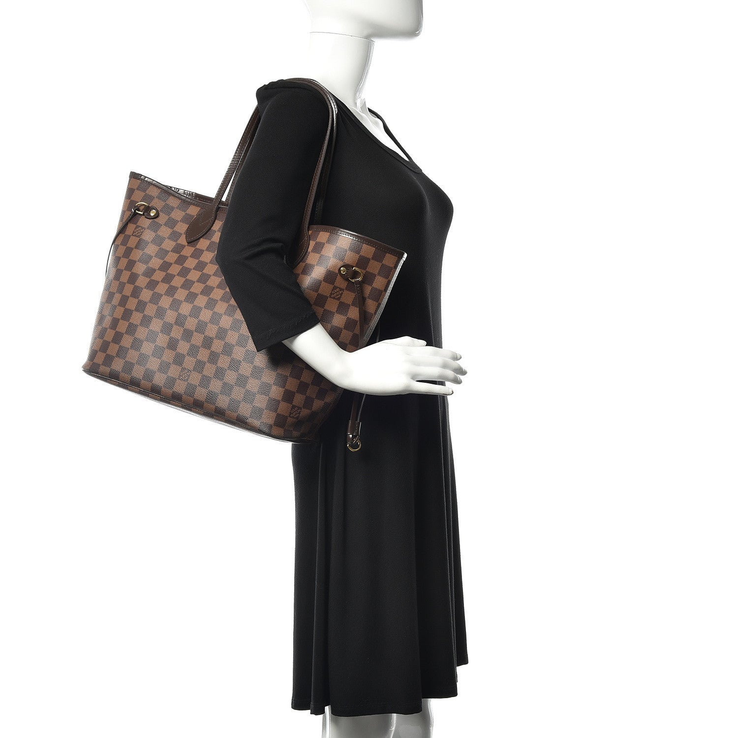 Louis Vuitton Damier Ebene Neo Neverfull MM 2 of 17