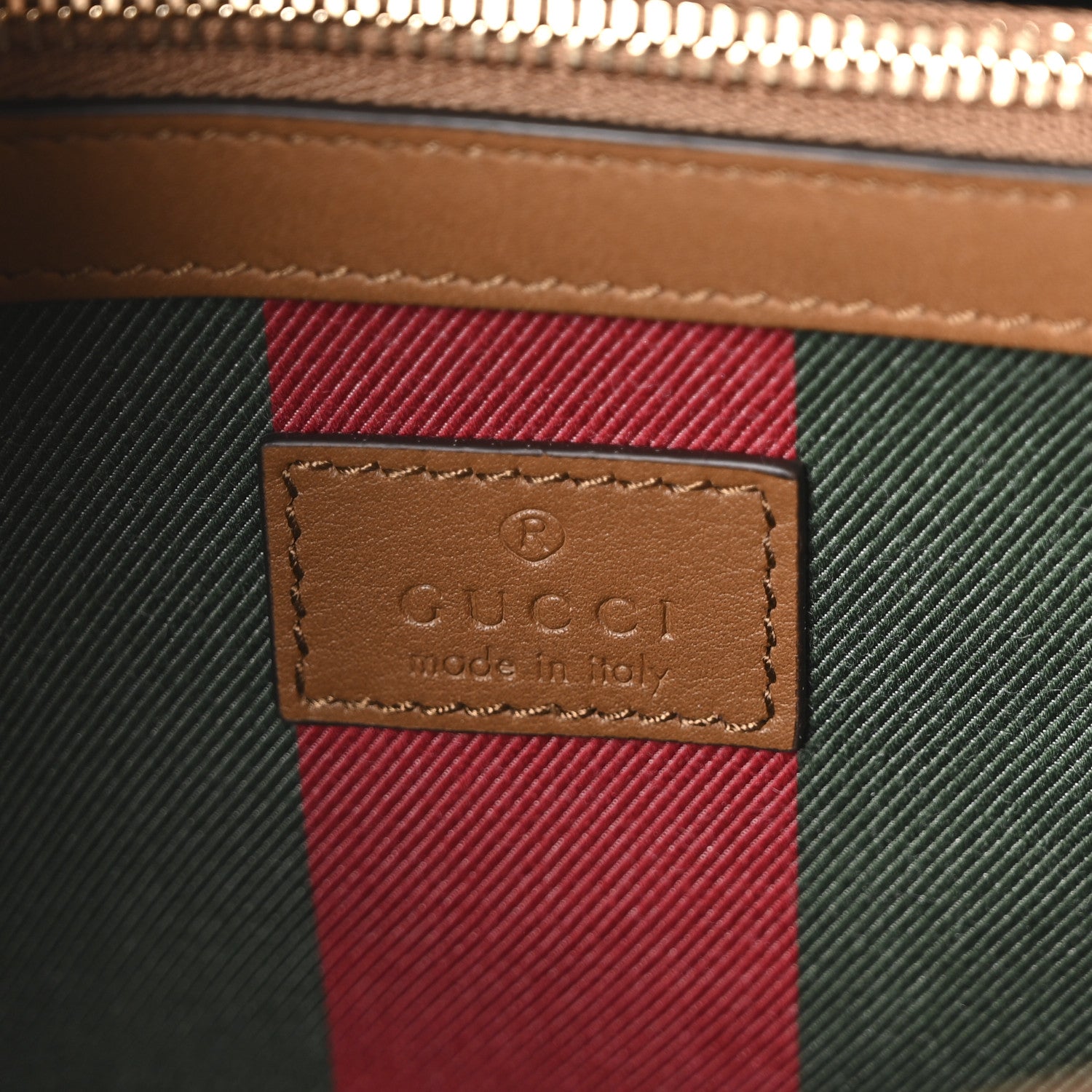Gucci GG Icon Monogram Padlock Shoulder Bag Beige Dark Brown 6 of 10