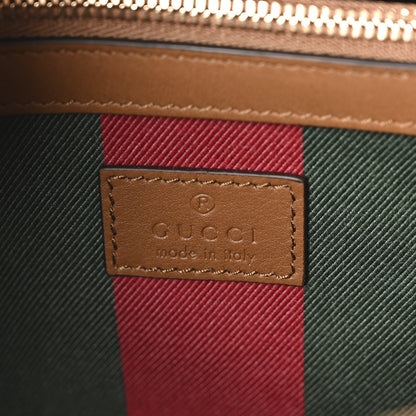 Gucci GG Icon Monogram Padlock Shoulder Bag Beige Dark Brown 6 of 10